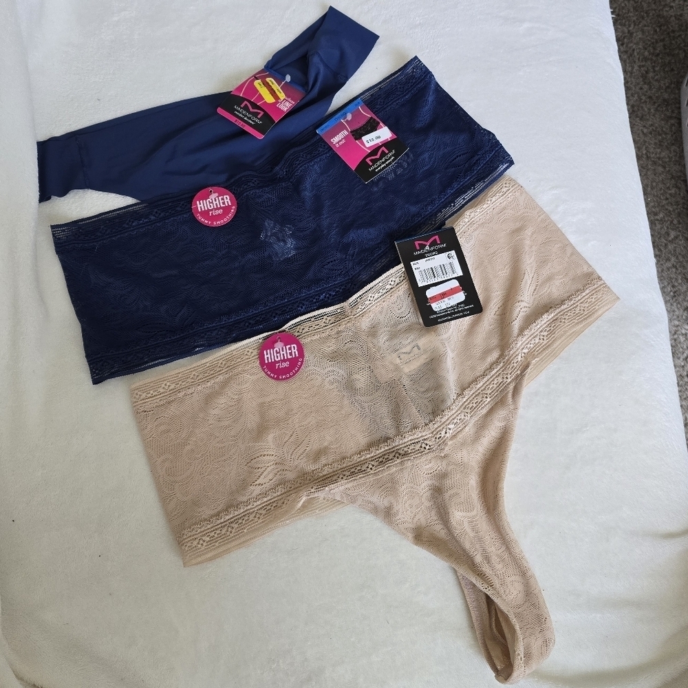 NWT Bundle Of 3 Maidenform Thongs Size XL